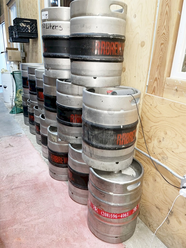 ??️ AWESOME!! 50 Ltr Sanke Kegs, Stainless Steel.?️? 50 Liters = 13.2 gallons = 105 pints = 140 x 12oz bottles/cans = 26 growlers. 15x Your Bid - Image 2 of 2