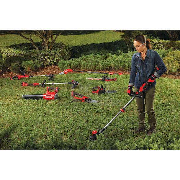 All New, All Craftsman CRAFTSMAN V20 Brushless 2-Piece 20-Volt Max Cordless Power Equipment Combo Kit – 13” Weed Wacker, String Trimmer & Blower Combo Kit (With Battery & Charger) 10x Your Bid - Image 9 of 12