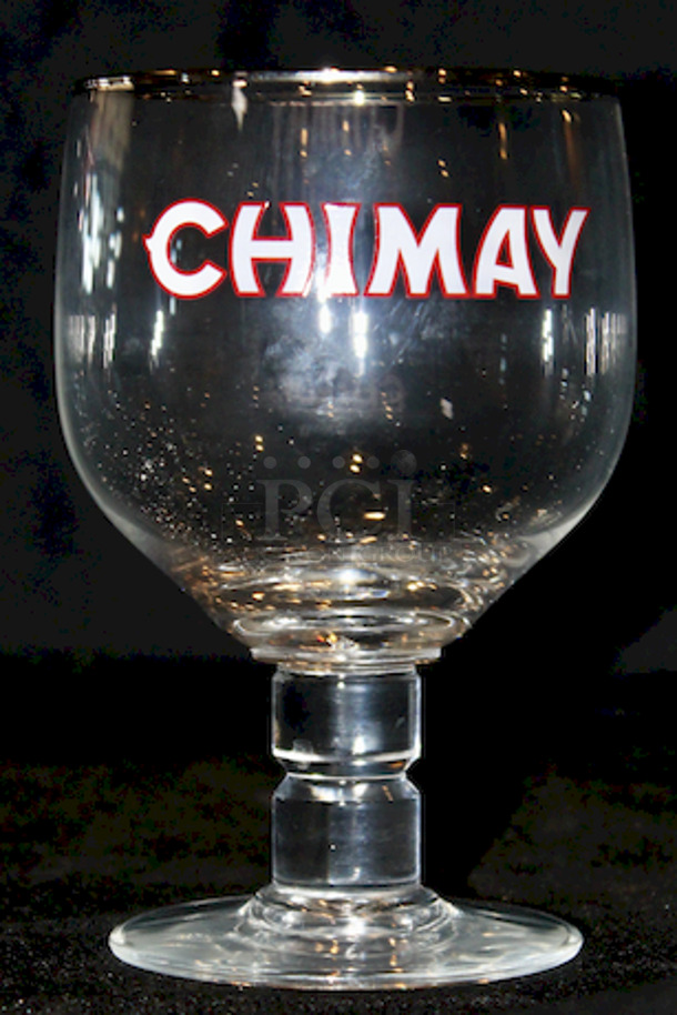 NEW!  Chimay Trappist Belgian Beer Goblets, 33 Centiliter, Approx 12oz. 