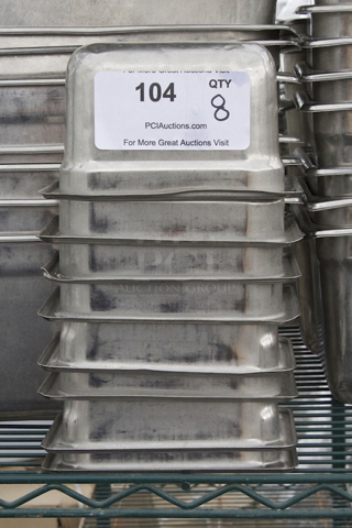 1/6 Pans, 6" Deep. 8x Your Bid