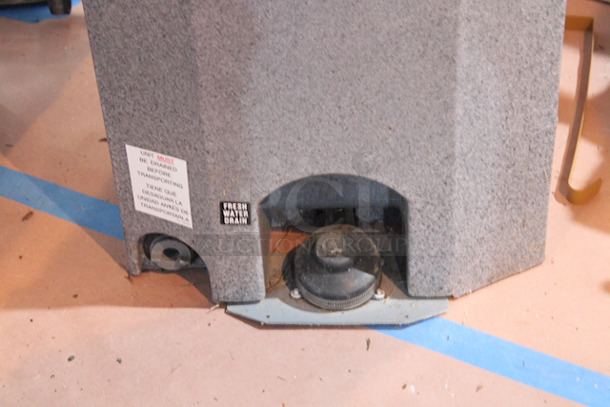 PERFECT! PolyJohn 15.5 Gallon Mobile Sink On  Heavy Duty Casters! Hands Free, Foot Pedal Activated. 18" x 20" x 62"
Unit Can Accommodate: Fresh Water Tank Capacity: 15.5 gallons, Waste Water Tank Capacity: 19 gallons, Soap Dispenser Capacity: 30 oz., Includes Paper Towel Dispenser.  - Image 4 of 12