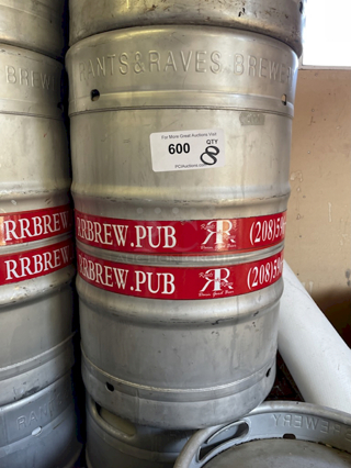 ?FULL SIZE! 1/2 Barrel Stainless Steel Sanke "D" Kegs With double Handles! ? 1/2 bbl kegs = 59 liters = 15.5 gallons = 124 pints = 165 x 12oz bottles/cans = 31 growlers. 8x Your Bid