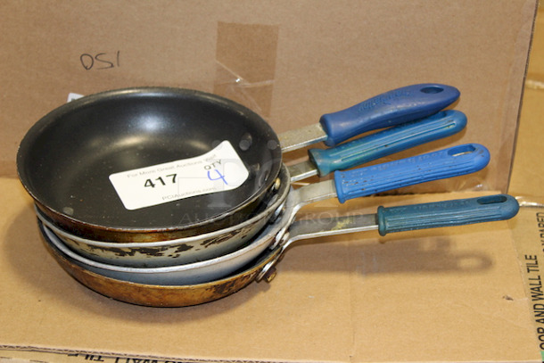 AMAZING! Vollrath 67807 7" Non-Stick Aluminum Frying Pan w/ Vented Silicone Handle. 4x Your Bid - Image 1 of 4