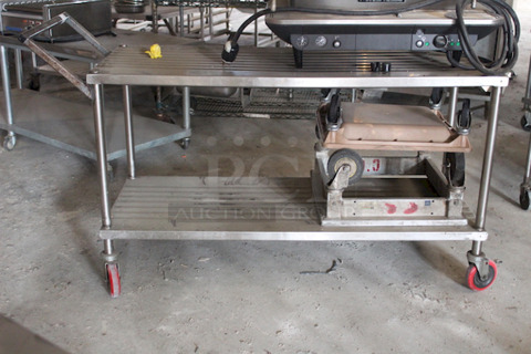 HEAVY DUTY! Stainless Steel Banquet/Catering Cart, Approximately 53x29x33