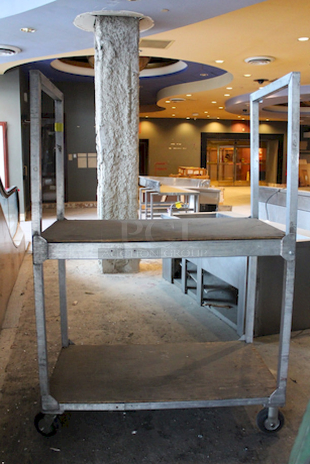 ULTRA HEAVY DUTY!! Fixed 2 Shelf Transport Rack. Approximately 36x24x60 - Image 2 of 4