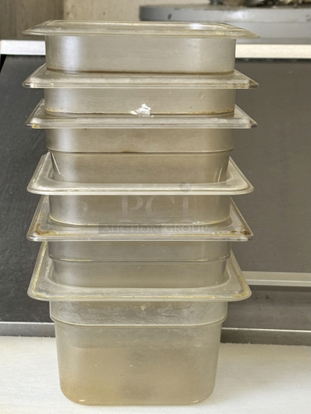 SWEET! Cambro Polycarbonate 1/6 Pans, 4" Deep. 7x Your Bid - Image 2 of 5