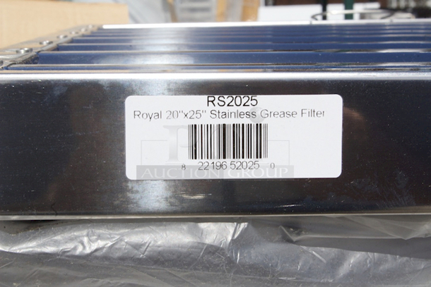 NEW-NEVER USED! Royal Series Stainless Steel Grease Filter, 20"H x 25"W. 5x Your Bid - Image 5 of 7