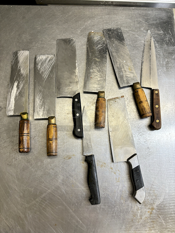 Kitchen Knives. 8x Your Bid