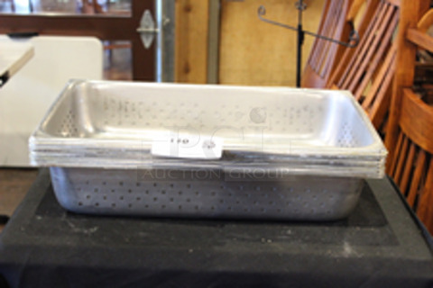 Vollrath 30043 Super Pan V® Full Size 4" Deep Anti-Jam Perforated Stainless Steel Steam Table / Hotel Pan - 22 Gauge
21x12-3/4x4
10x Your Bid
