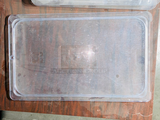 PALLET FULL! Includes: BRAND NEW, NEVER USED APW Wyott HFW-1D, Hot Well, 120v, Commercial Swamp Cooler, Missing the Motor and Once Side Cover, Sliding Full Size Pan Lids, Chaffers, Chicken Wire, Ceiling Menu Board Mount, Mini-Refrigerator.  - Image 10 of 10