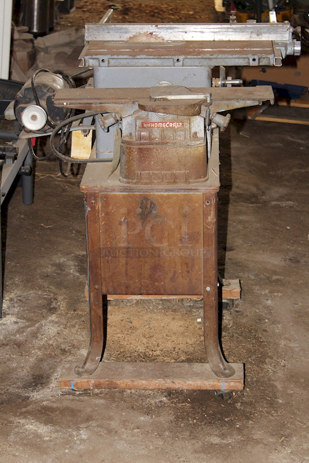 VINTAGE! Delta Homecraft 8" Table Saw/Joiner Combo With Rockwell 62-253 Motor.  - Image 6 of 11