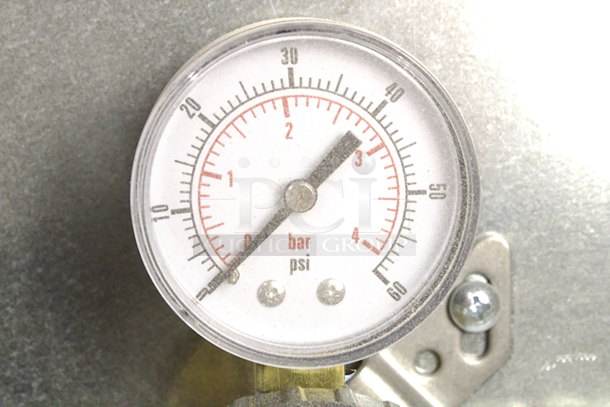 NEW/NEVER USED Steel Plate With (4) TAPRITE Series 1660SN Compressed Gas Carbon Dioxide Regulators 366M 500PSI Pressure Rating - Image 3 of 3