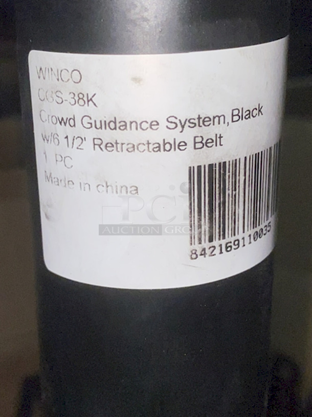 Winco CGS-38K Crowd Guidance System 35-1/2"H 2x Your Bid - Image 2 of 2