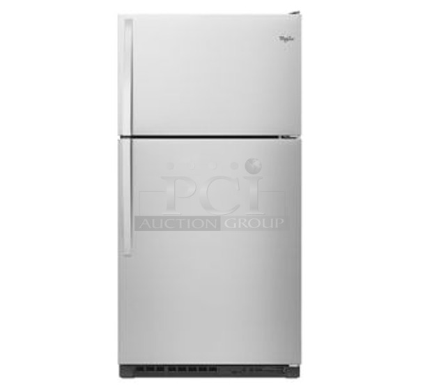 BRAND NEW SCRATCH AND DENT! 2023 Whirlpool WRT311FZDM02 Metal Cooler Freezer Combo Unit. 115 Volts, 1 Phase. Tested and Working! - Image 1 of 8