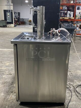 Micro Matic MDD36S-E Pro-Line E-Series 4 Tap Kegerator Beer Dispenser - Stainless Steel,
