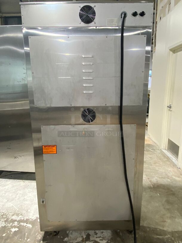 Nuvu Subway Edition Commercial Double Deck Baking Oven/Proofer Combo! With View Through Doors! All Stainless Steel! On Casters!

MAKE: NU-VU MODEL: OVEN/PROOFERWIDTH: 36DEPTH: 28HEIGHT: 77 ORIGINAL PRICE: $15,175.00
 - Image 2 of 5