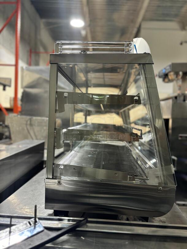 Marchia SHCC186 48" Stainless Steel Heated Countertop Display, Front, Rear Doors - Image 3 of 4