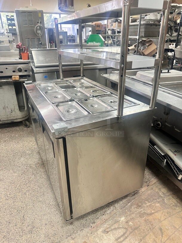Late Model Used Turbo Air JBT-48 Cold Food Bar - (9) Pan Capacity, Floor Model, Stainless Steel 115 Volt Tested and Working! - Image 7 of 7
