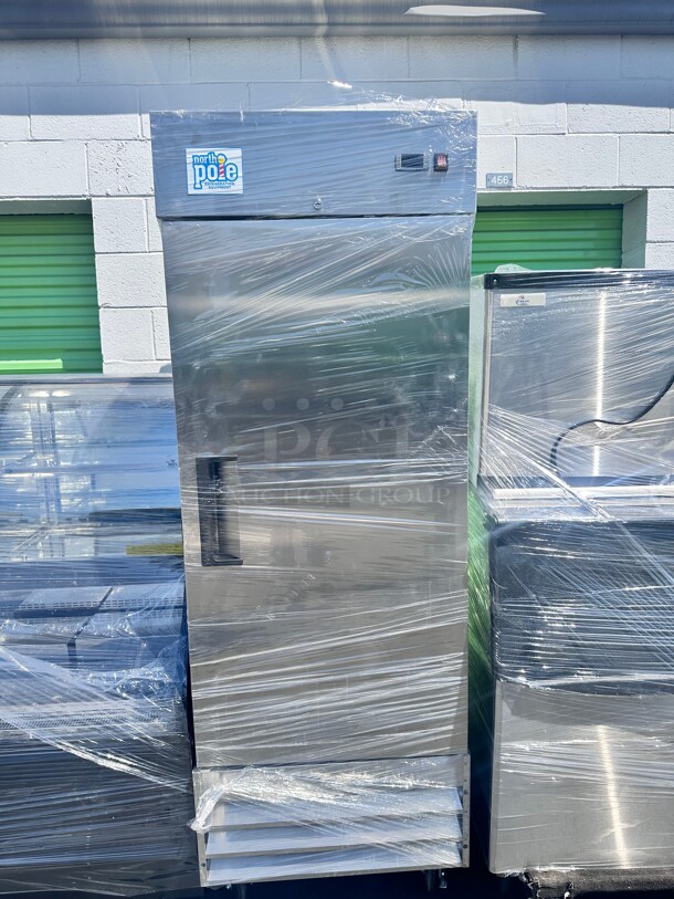 One Year Old North Pole CFD-1RR-HC Reach In Refrigerator 1 Door. 29 Inch W. Solid Door. NSF 115 Volt - Image 5 of 8