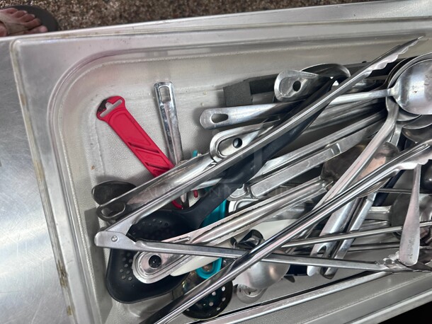 One Lot! Misc Stainless Steel kitchen Ware NSF  - Image 2 of 5
