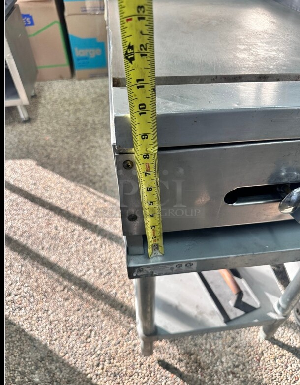 American Range 18" Gas Griddle Tested and Working! - Image 8 of 8
