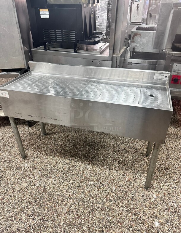 Clean! Krowne Royal Series 48 inch Corner Drainboard with Right Return NSF Great for Any Bar - Image 3 of 4