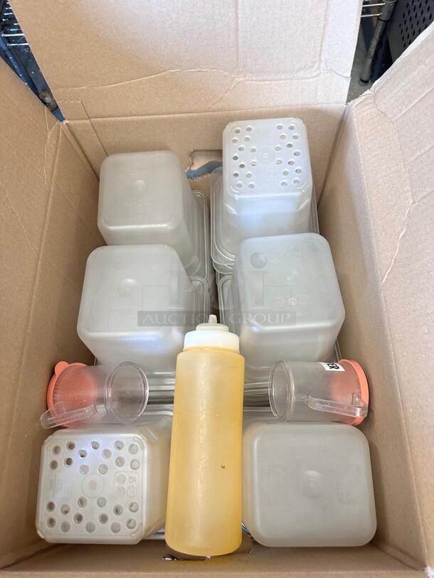 One Lot Of Clear Plastic Containers - Image 4 of 5