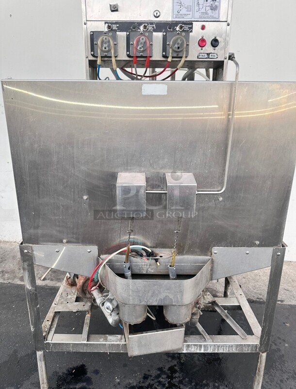 Nice! Used American Dish Service 5AG-S 74 Rack/Hr Double Rack Door Type Low Temp Dishwasher - 115V Tested and Working - Image 3 of 11