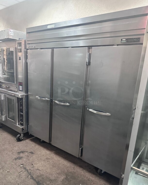 Certified Working Beverage Air Three Door Refrigerator 115 Volt - Image 1 of 7