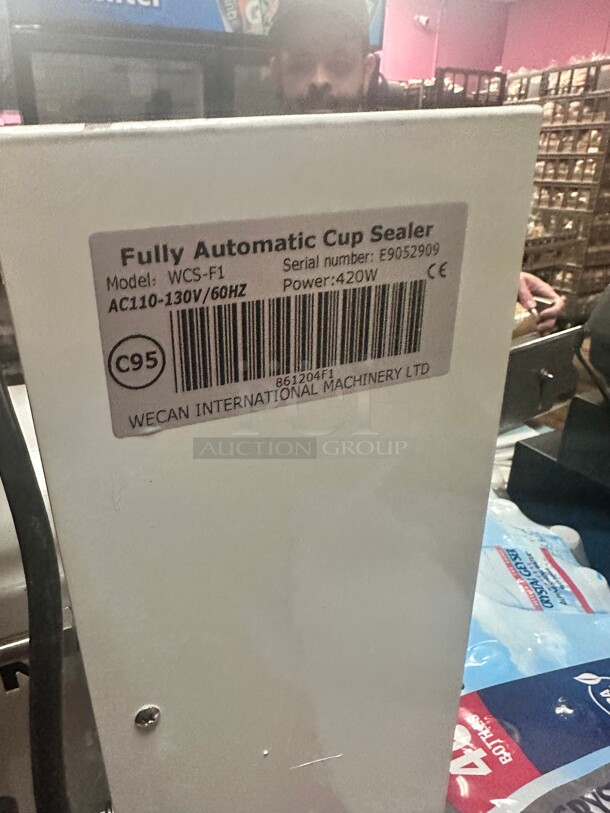 Commercial WantJoin Cup Sealing Machine Full Automatic Cup Sealer Machine 115 Volt - Image 3 of 6