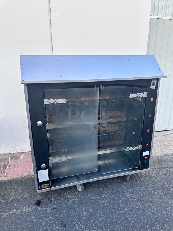 Rotisol Commercial 4 Spit Chicken Rotisserie Machine Gas NSF - Image 2 of 9