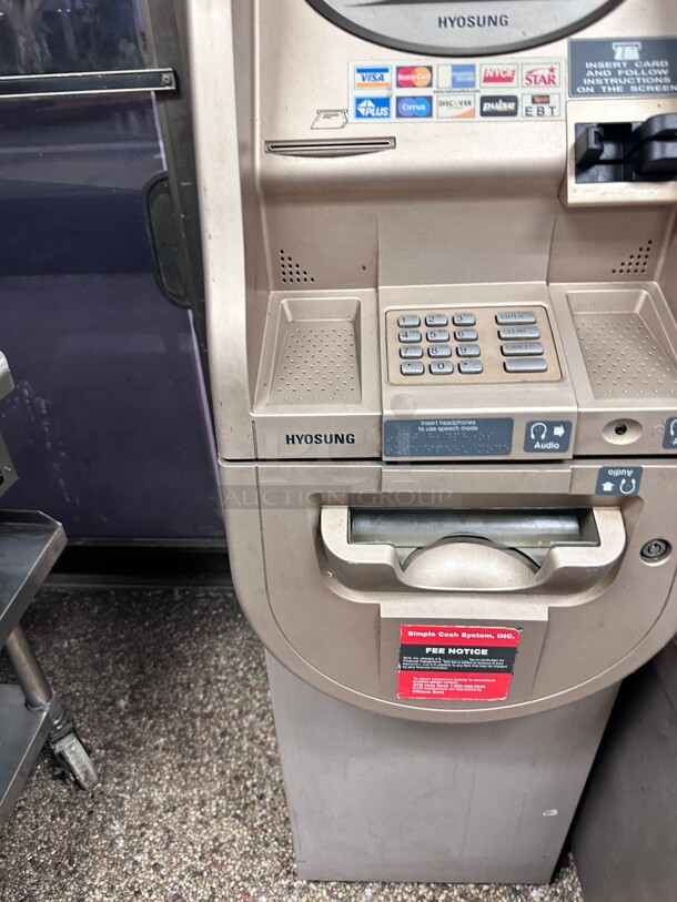 Clean Hyosung ATM Mini Bank 1500 No Key No Processing Fees  - Image 4 of 9