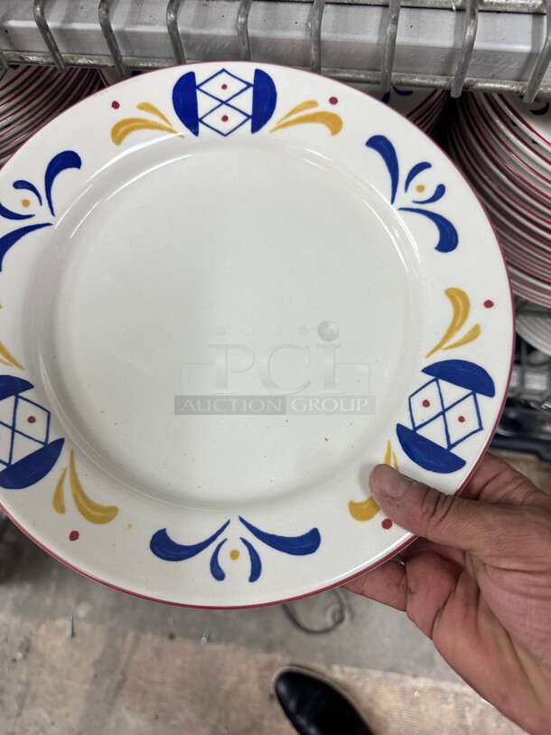 Tuxton 007 11" Round  Plate - Ceramic, American White - Image 1 of 7
