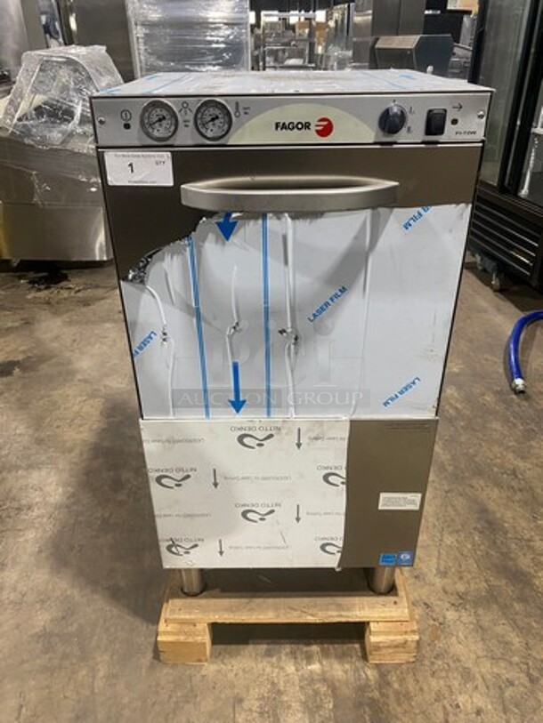 SCRATCH-N-DENT! LATE MODEL! Fagor Commercial Undercounter Dishwasher! All Stainless Steel! Model: FI72W SN: 1102000163 208/220/240V 60HZ 3 Phase - Image 1 of 10