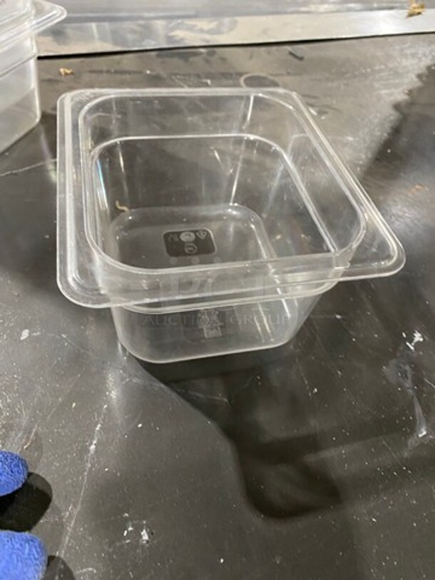 ALL ONE MONEY! Thunder Group Clear Poly 1/6x4" Food Containers! - Image 2 of 5