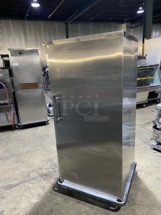 Nice! FWE All Stainless Steel Full Size Food Warming Holding Cabinet! Model UHS-12 Serial 9125699! 115V 1 Phase! On Commercial Casters!  - Image 3 of 9