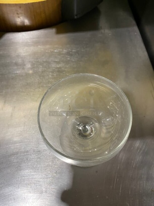 ALL ONE MONEY! Stemmed Wine Glasses! Includes Poly Cup Crate! - Image 3 of 4