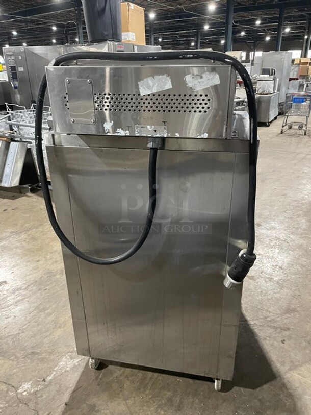 GREAT! Carter Hoffmann Commercial Electric Powered Rethermalizer/Food Warmer! With Built In Pan Holding Rack! All Stainless Steel! On Casters! 208V 3 Phase! Model: RTH18N4 SN: 318347! - Image 3 of 8