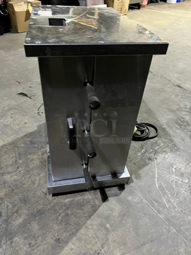 Attias Commercial Countertop Electric Powered Rotisserie Machine! With View Through Door! All Stainless Steel! - Image 4 of 9
