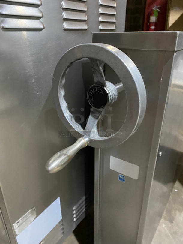 Commercial Natural Gas-Powered Self-Contained Soup Kettle! All Stainless Steel! On Legs! Working When Removed! - Image 8 of 10