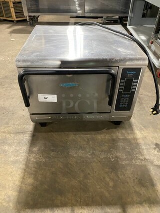 2011 Turbo Chef Commercial Countertop Rapid Cook Oven/ Microwave Oven! All Stainless Steel! Tornado Series Model: NGCD6 SN: NGCD6D10943 208/240V 60HZ 1 Phase