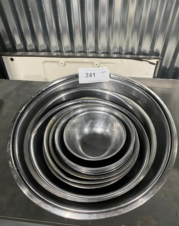 All One Money! Stainless Steel Mixing Bowls! - Image 1 of 5