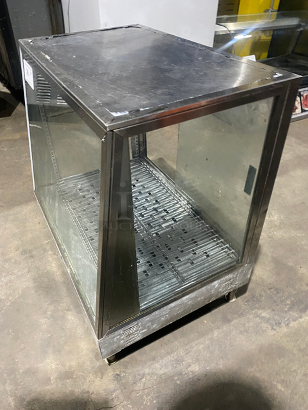 Commercial Countertop Food Warmer Display Case! Glass All Around Showcase Style! Stainless Steel Body! On Small Legs! - Image 2 of 8