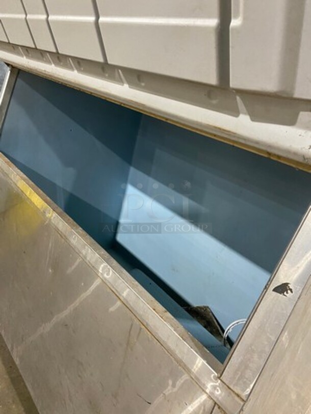 ALL ONE MONEY!  Scotsman Commercial 1500 Lbs Ice Maker Machine! With Commercial Ice Bin! All Stainless Steel! On Legs! Model: CME1656RS3F SN:64749808S 208/230V 60HZ 3 Phase - Image 5 of 10