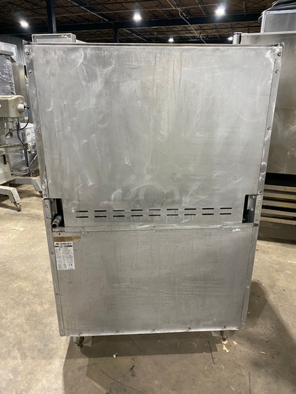 Tristar Commercial Natural Gas Powered 6 Burner Stove! With Full Size Oven Underneath! With Raised Backsplash And Salamander Shelf! All Stainless Steel! On Legs! Model: 36CPGV6B30N SN: 996991412010 - Image 3 of 11