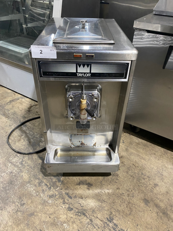 Taylor Commercial Countertop Single Flavor Slushie Machine! All Stainless Steel! On Legs! Model: 39027 SN: J7072862 208/230V 60HZ 1 Phase