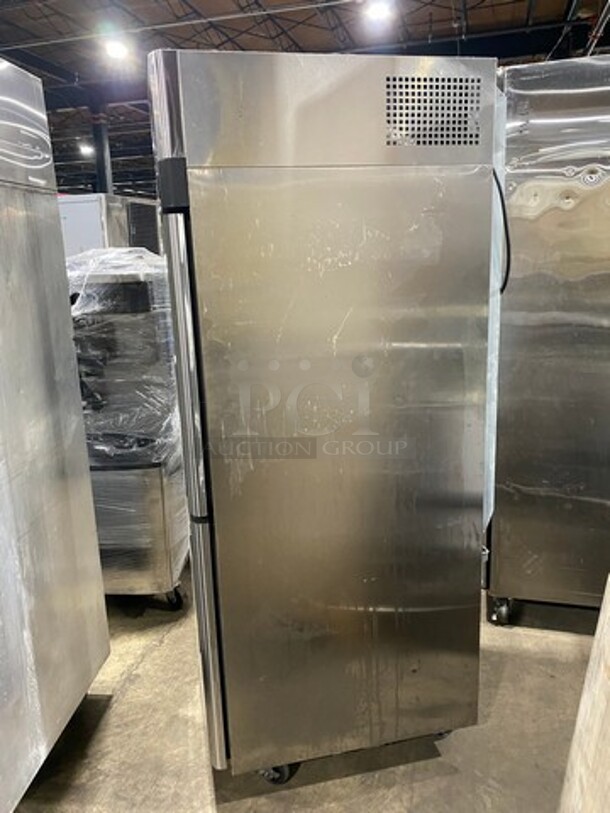 COOL! Turbo Air Commercial 2 Door Half Cooler Half Freezer Combo Unit! With Racks! All Stainless Steel! On Casters! Model: M3RF192N SN: H2M1RF2D7056 115V 60HZ 1 Phase - Image 2 of 9