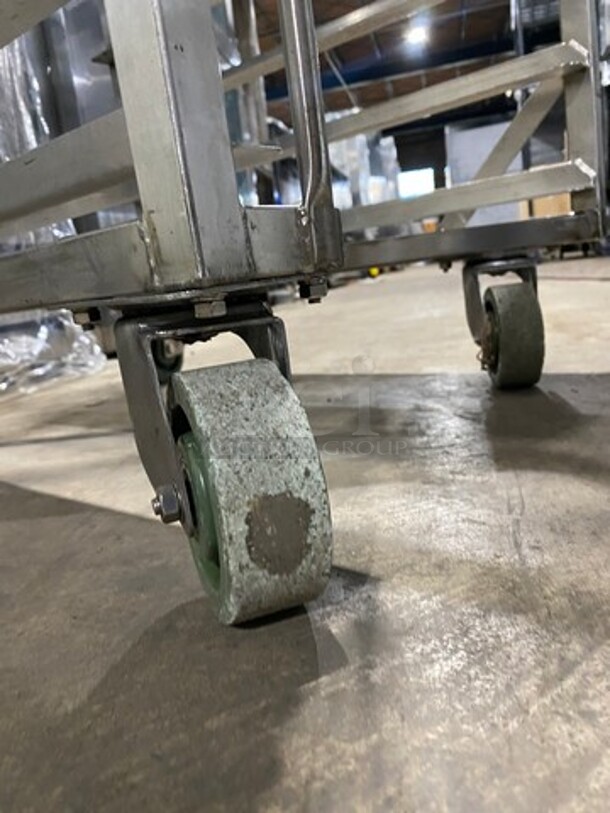 Channel Heavy Duty Stainless Steel Welded Commercial Pan Transport Rack! On Casters! - Image 8 of 10
