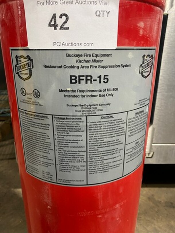 Buckeye Commercial Fire Extinguisher! NOT AVAILABLE FOR SHIPPING! - Image 5 of 6