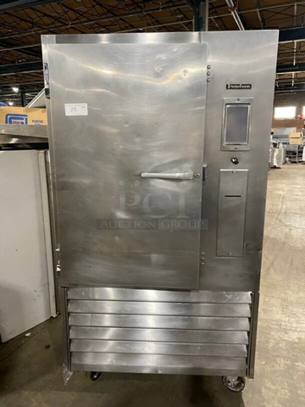 Traulsen Commercial Single Door Blast Chiller/ Shock Freezer! All Stainless Steel! On Casters! Model: TBC13 SN: T34433C13 115/208/230V 60HZ 1 Phase